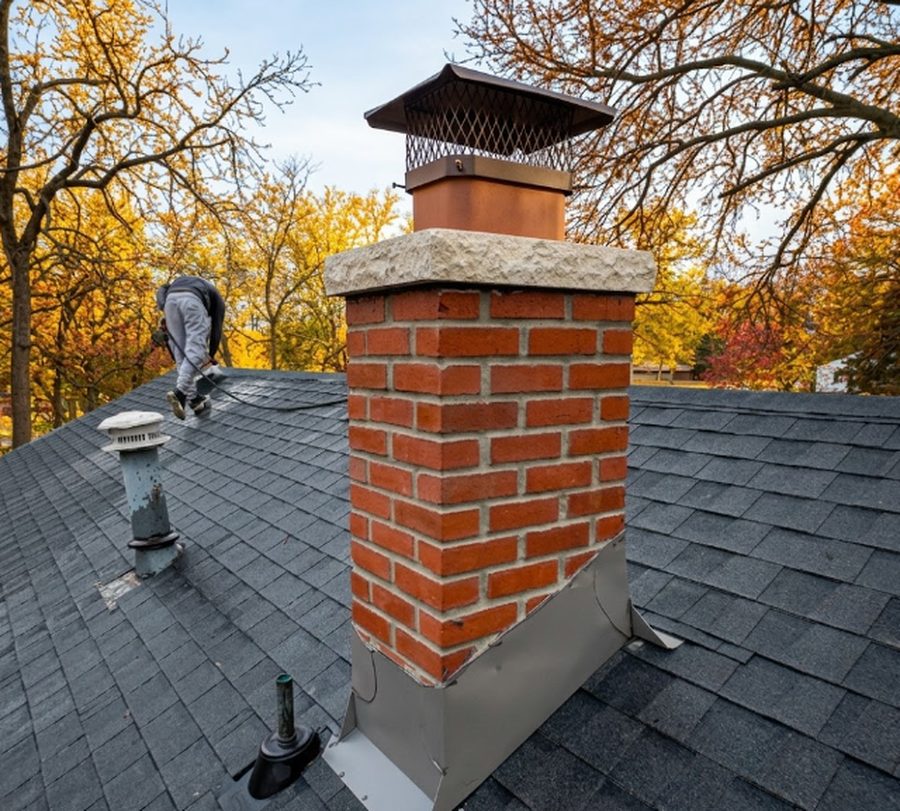 Chimney Crown & Flashing Detail · Overland Park, KS