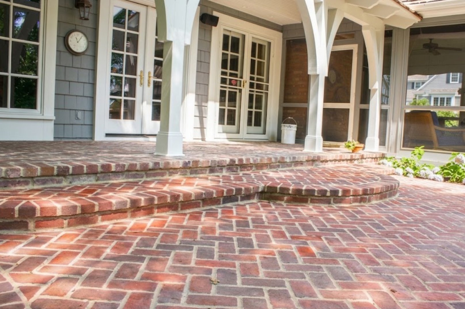 Steps and patios work